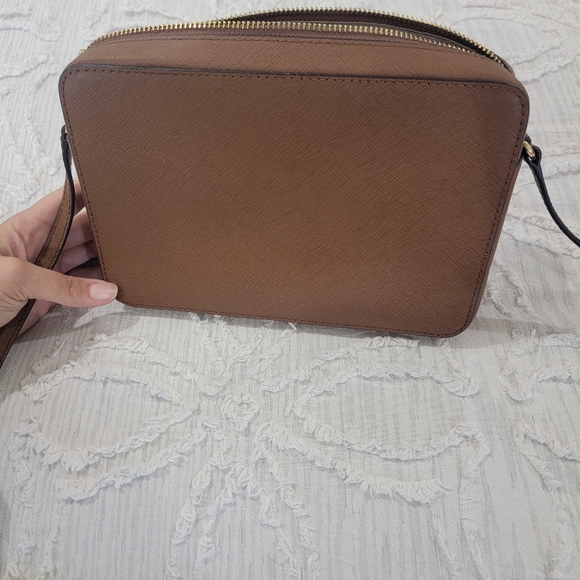 Michael Kors Sandrine Studded Saffiano Leather Crossbody Bag - Picture 3 of 5